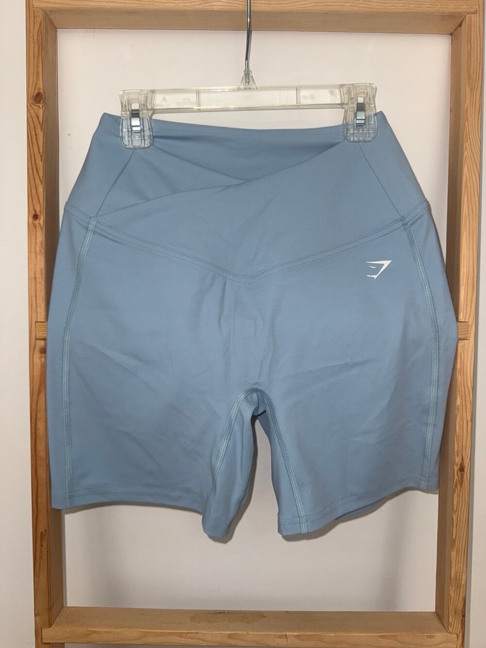 Gymshark Blue Athletic Shorts Women's Size Medium High Waisted